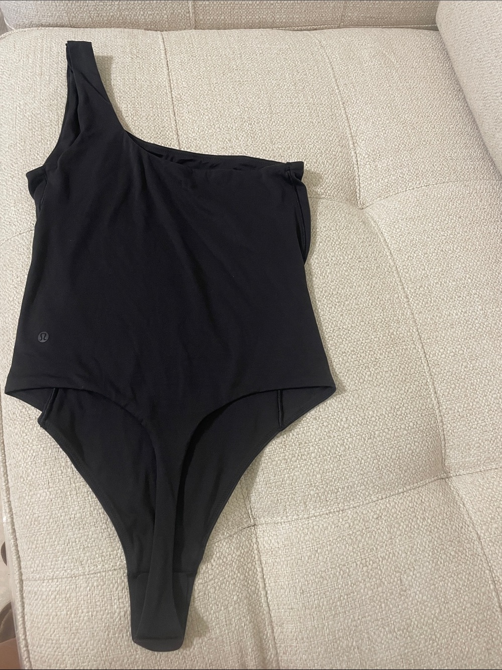 lululemon athletica Black Top with Branded Care Tag